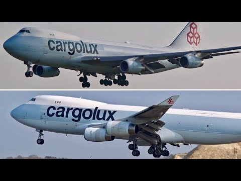 Cargolux Boeing 747-400F "Hybrid" Livery [LX-FCL + LX-GCL] - Double Landing at LUX