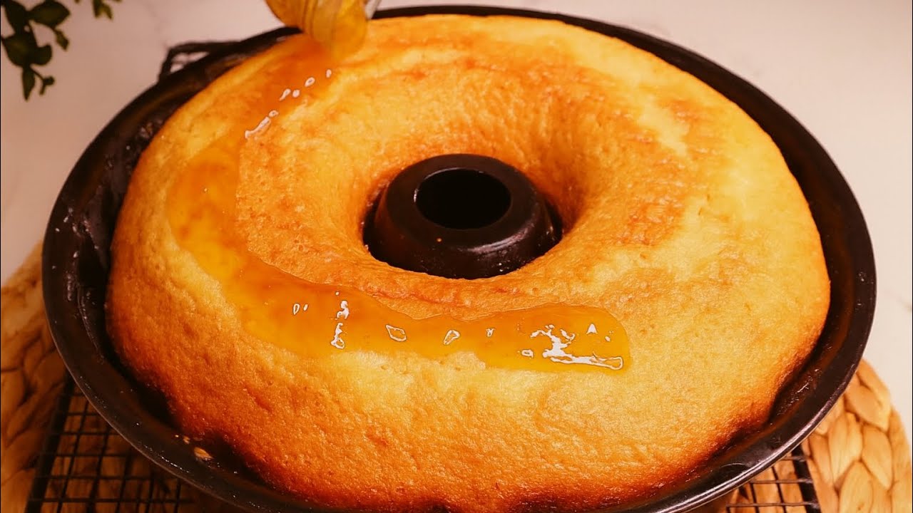 Bizcocho Súper Fácil y esponjoso sin báscula ni batidora ¡En 5 minutos!