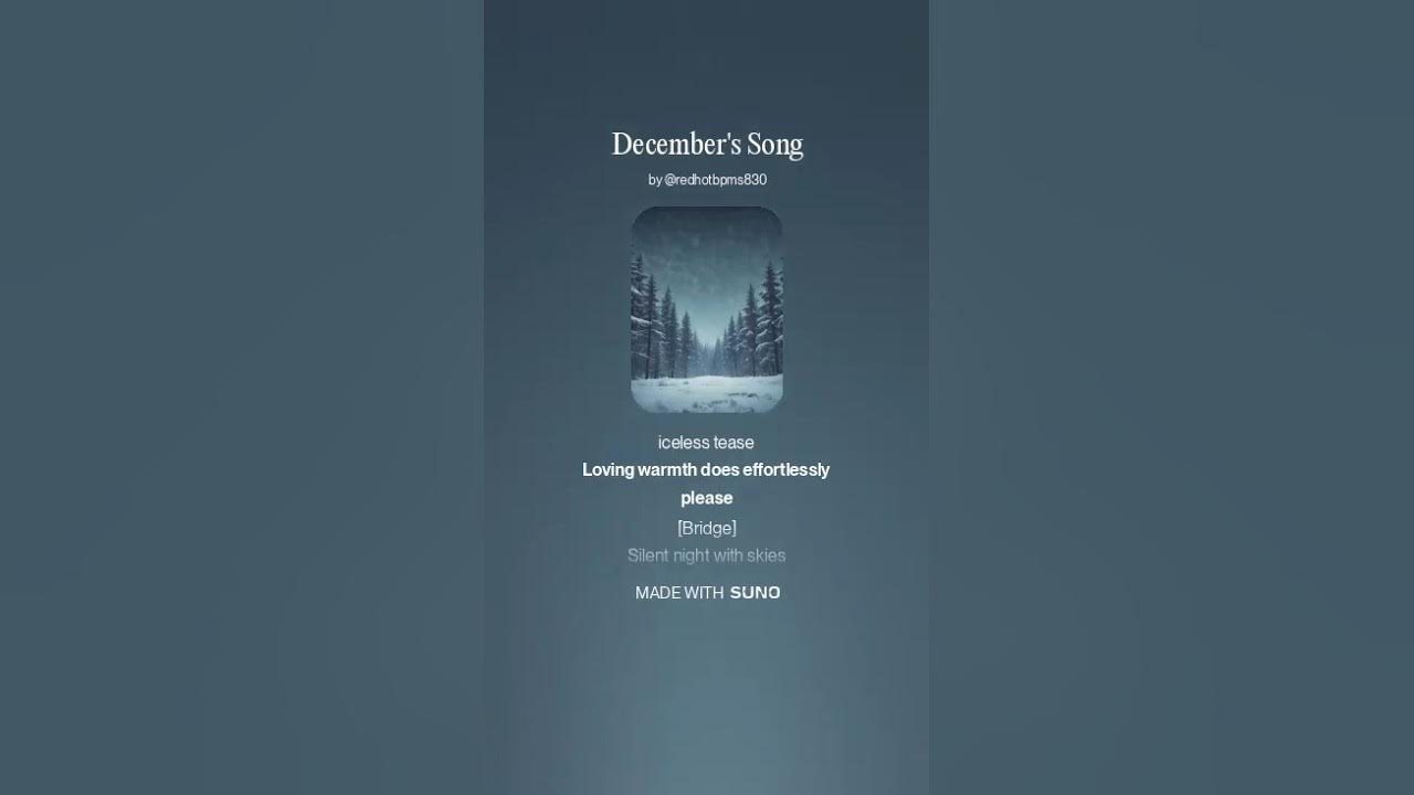 December's Song 1 December's Song 1