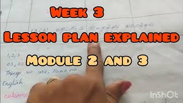 Week 3 Lesson plan for all subjects/Module 2 continuation and module 3/Ennum Ezhuthum 23-24