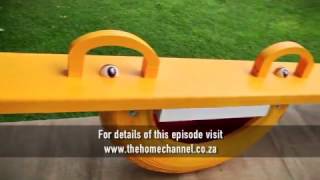 Create a fun tyre seesaw