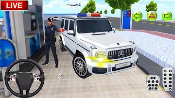 ❄🔴Live Now🔴3D Driving Class Simulation - funny Refuel His Super police Car Driving Gameplays