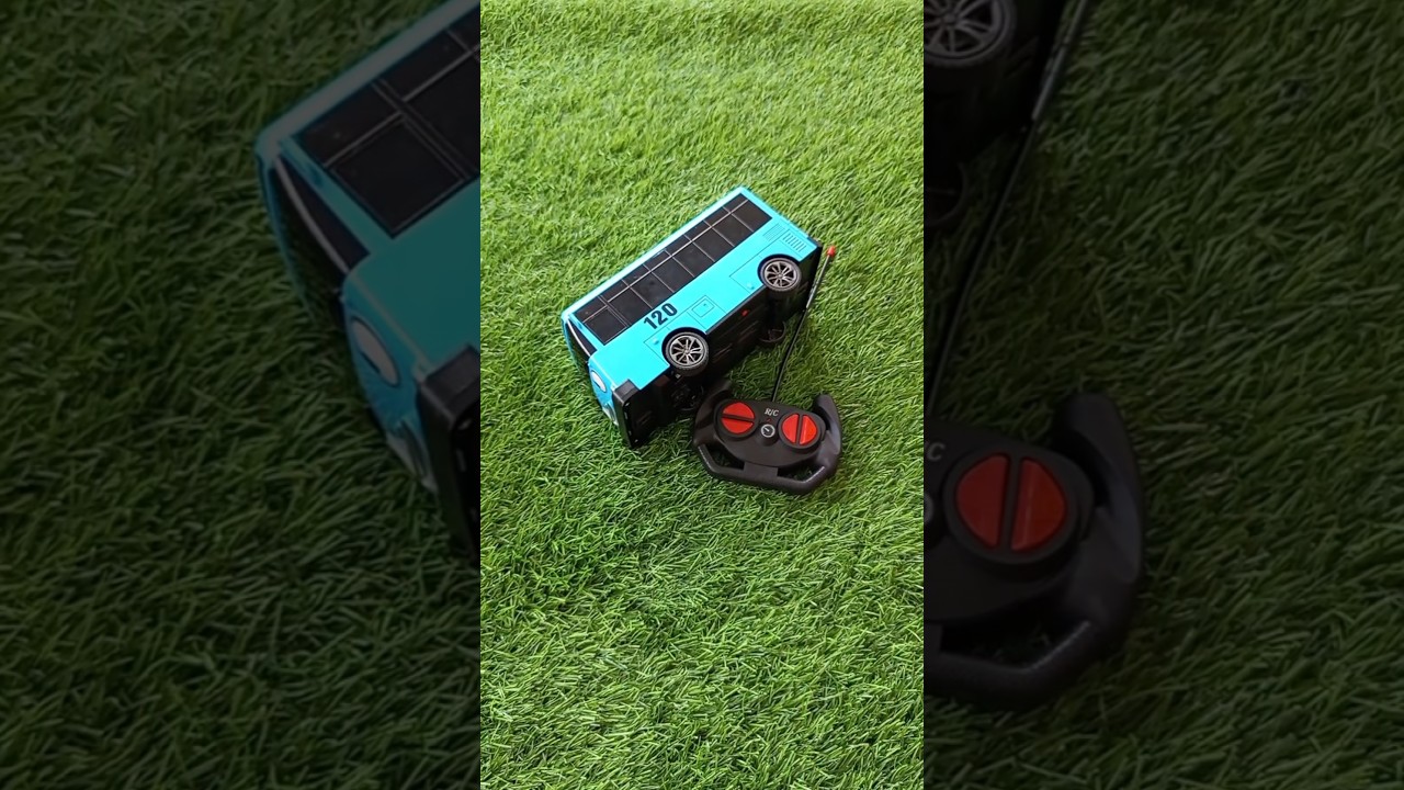 Unboxing and Testing Toys RC Bus Tayo No Talking With Natural Sound Water