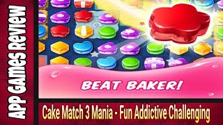 Cake Match 3 Mania Gameplay Review - App Games Review screenshot 5