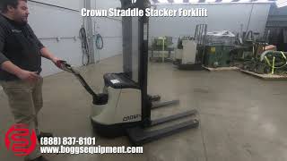 Crown Straddle Stacker Forklift