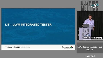 2019 LLVM Developers’ Meeting: Homerding & Kruse “Getting Started with the LLVM Testing Infra..”
