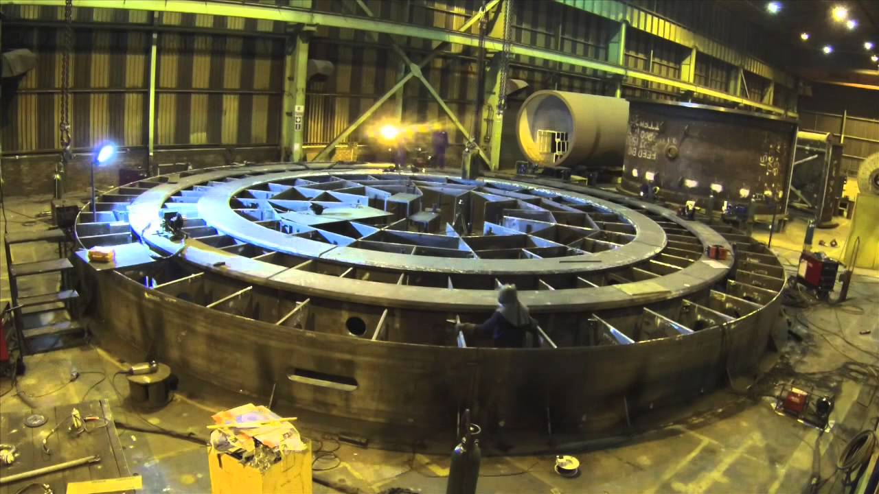 Time lapse video Manufacturing a Caterpillar Base YouTube