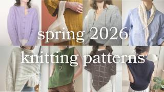 20 patterns I want to knit this spring 🌸 knitting pattern roundup