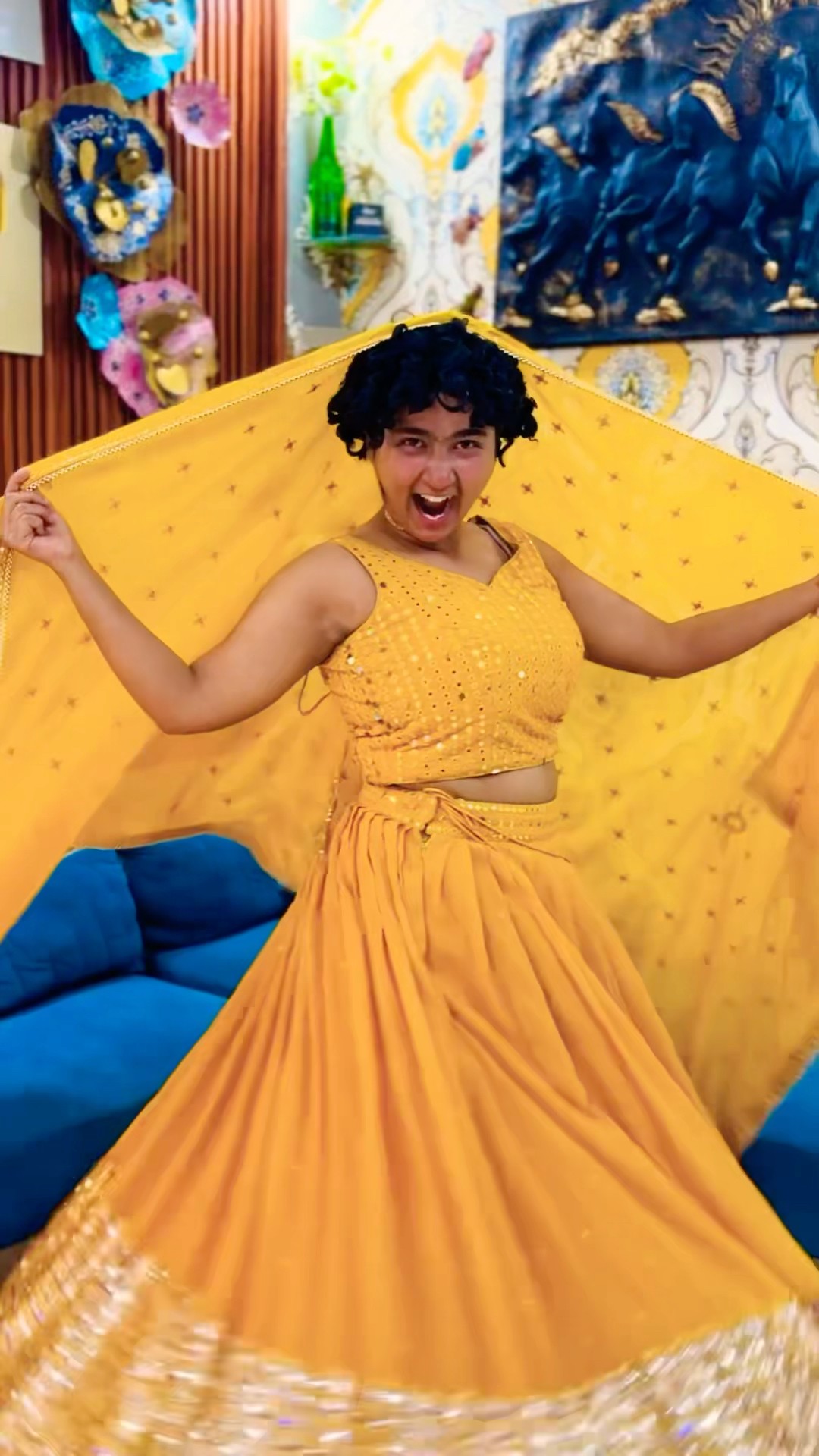 Golu Bana Papa Ki Pari ? 20 Lakh Ka Magic Lehenga Part 2 #papakipari #shorts #comedy