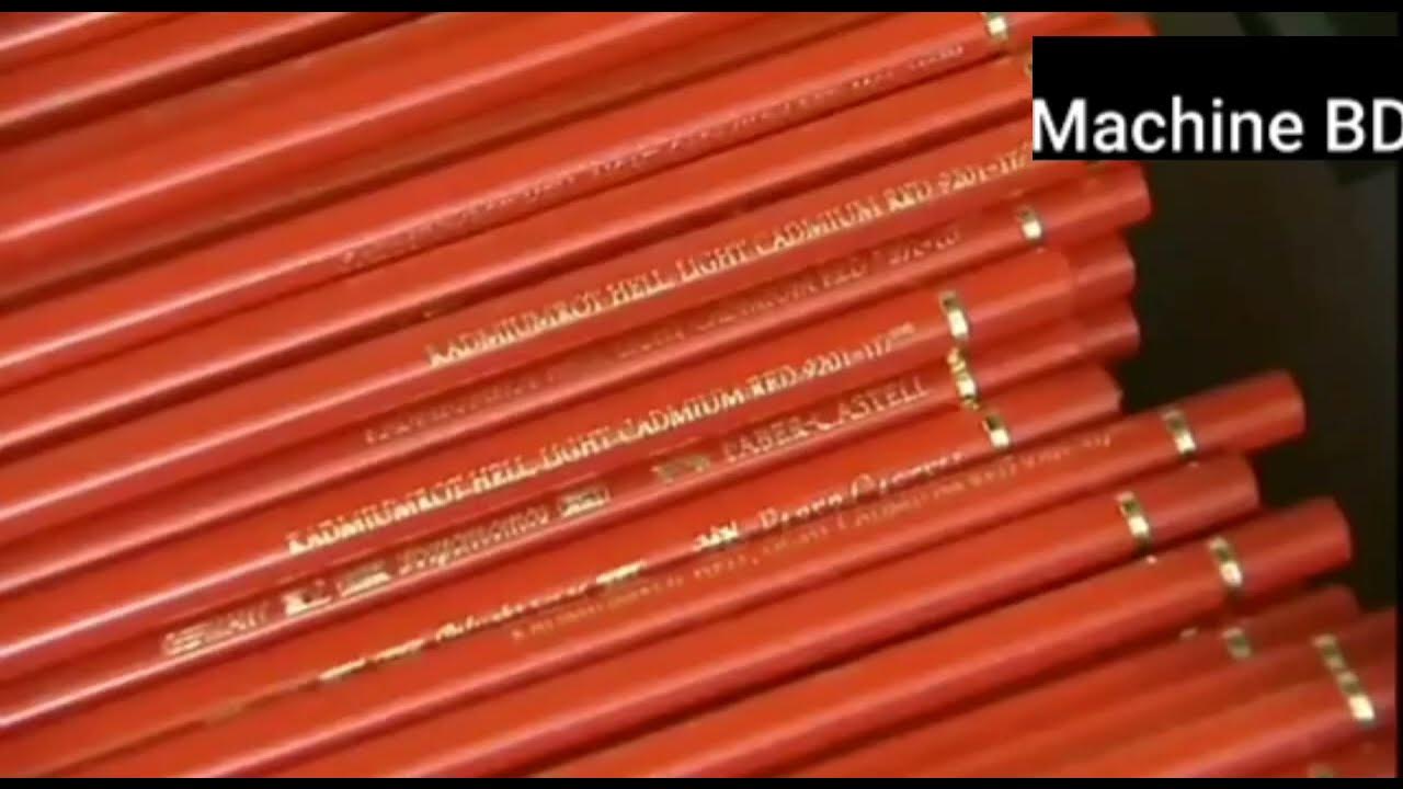 Pencil making process in factory by Machine BD YouTube