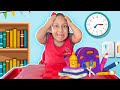História Engraçada para Crianças sobre Volta as Aulas | Back to School Story - Família MC Divertida