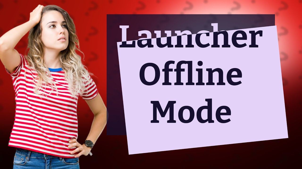 Why is the Rockstar Games Launcher in offline mode?