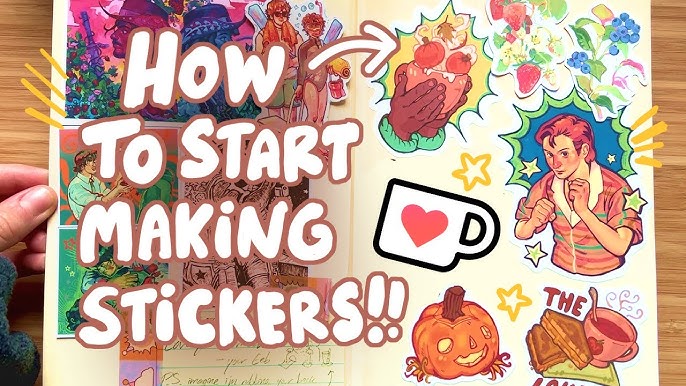 MAKE STICKERS AT HOME: how to set up a sticker sheet with your