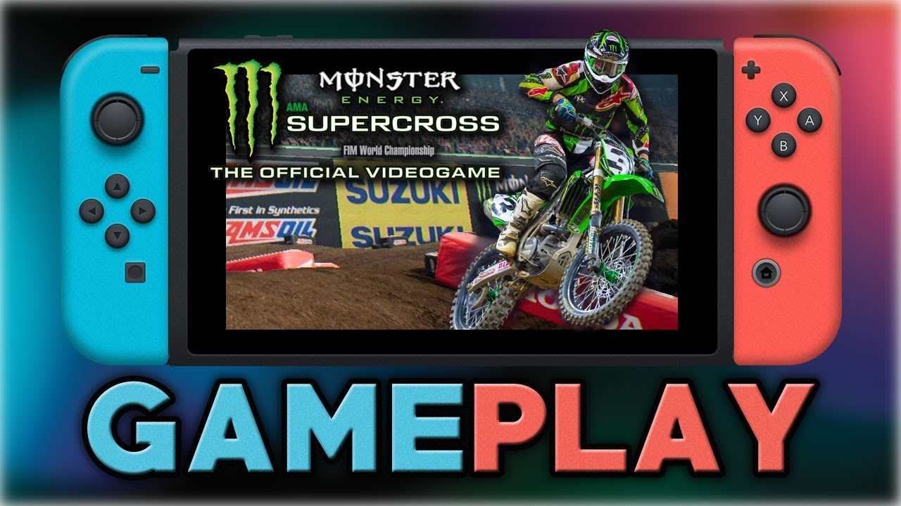 Nintendo Switch Lite 青 Monster Energy Monster Energy Supercross: The Official Videogame Nintendo