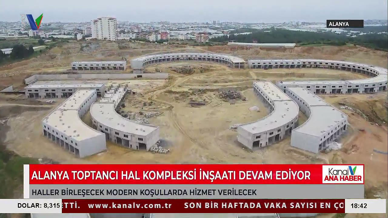 alanya toptanci hal kompleksi insaati devam ediyor youtube