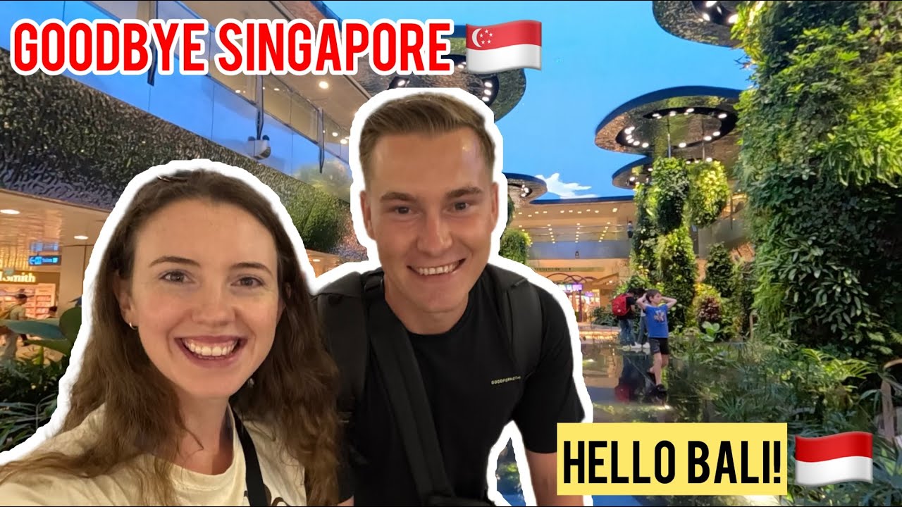 Leaving SINGAPORE for Country #8 | BALI, Indonesia!
