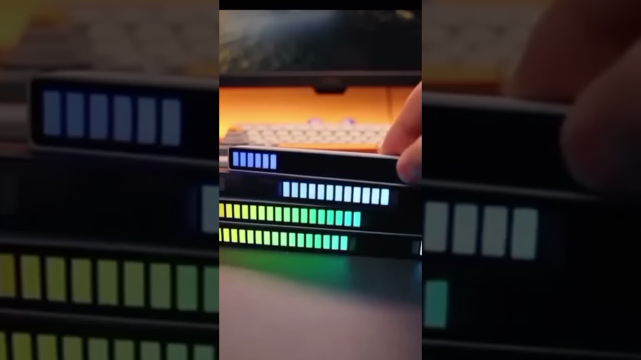 RGB lights that improved my desktop space 