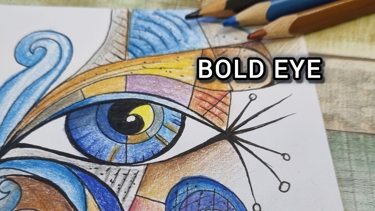 Turning Geometry into a Bold Abstract Eye