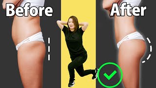 四角いお尻を丸い桃尻に！ウエストのくびれも同時に実現！ #滝汗28分