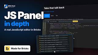 Information BRXProd JS Panel: Real JavaScript Editing in Bricks Builder News