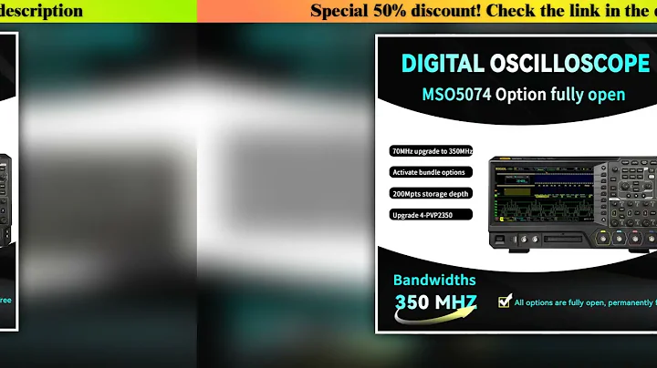 Slide RIGOL MSO5000 Series MSO5074 Mixed Signal Oscilloscopes 8G Sa/s,Upgraded 350MHz, 200Mpts, Bund