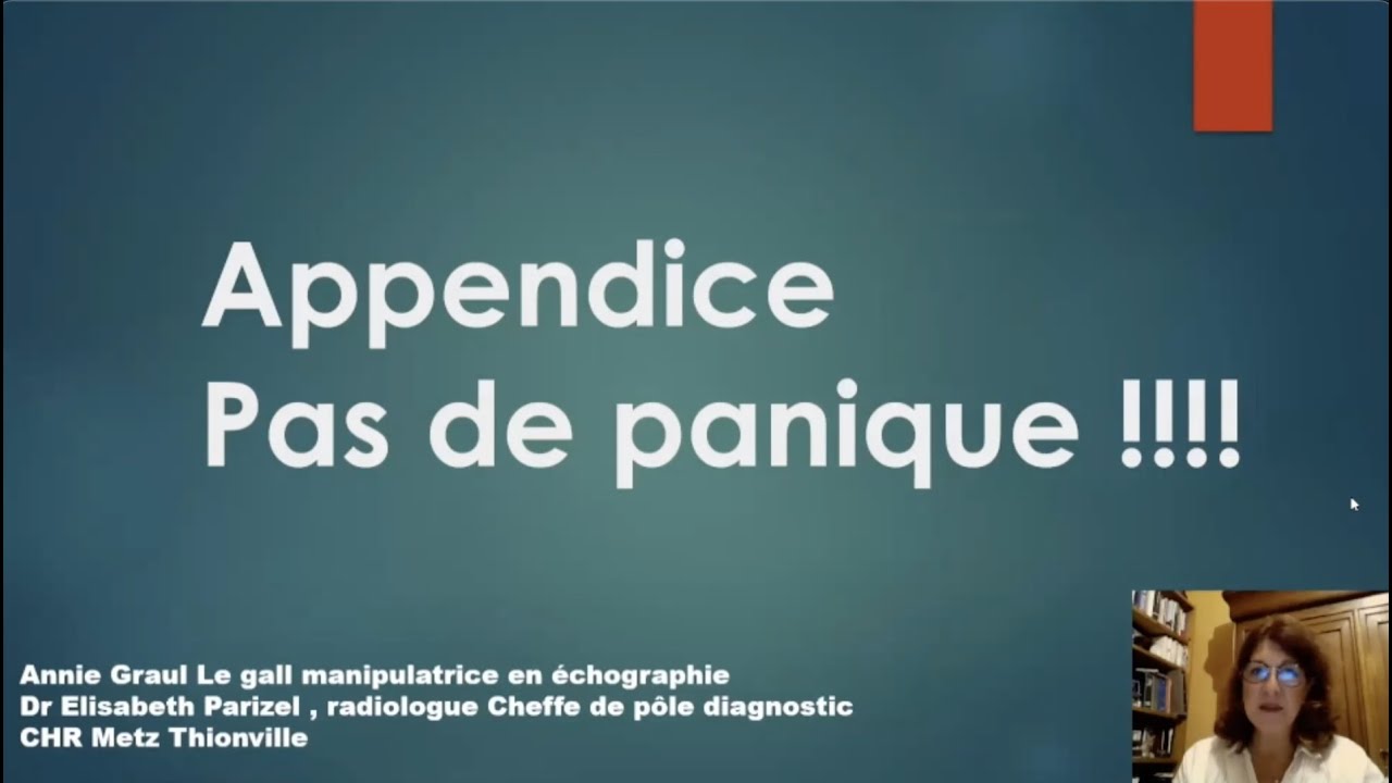 Échographie : appendice, pas de panique !