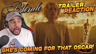 *OSCAR WORTHY* Blonde *TRAILER REACTION* Ana De Armas MARILYN MONROE Biopic || Netflix