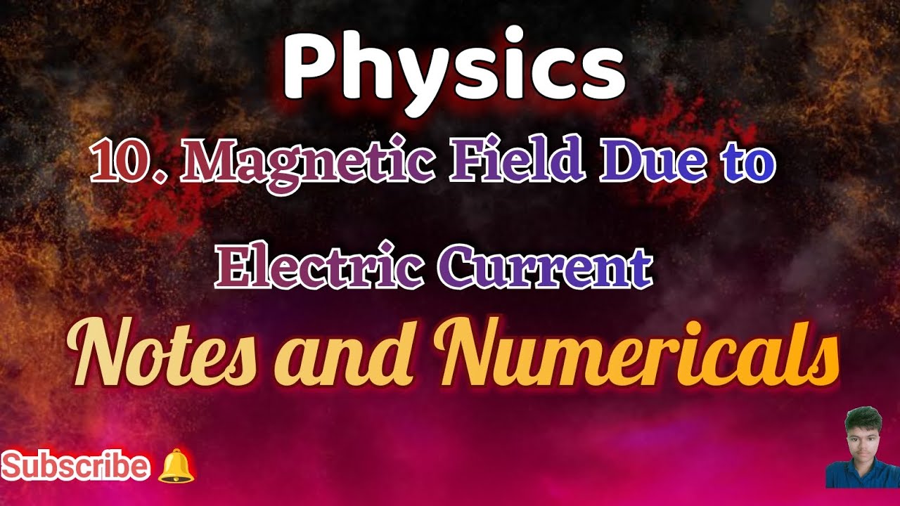 10. Magnetic Field Due to Electric Current class 12th Notes and ...