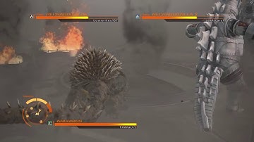 GODZILLA PS4 versus mode: Anguirus vs. MechaGodzilla vs. MechaGodzilla 2 "Bots vs.The Spiny Monster"