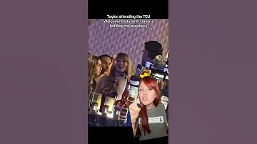 The Tayvis prophecy: fulfilled ✔️ #taylorswift #traviskelce #teu