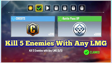 Call Of Duty Mobile Kill 5 Enemies With Any LMG Task Complete