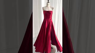 Making a burgundy formal evening gown #dress #sewing #fashion #promdress screenshot 5