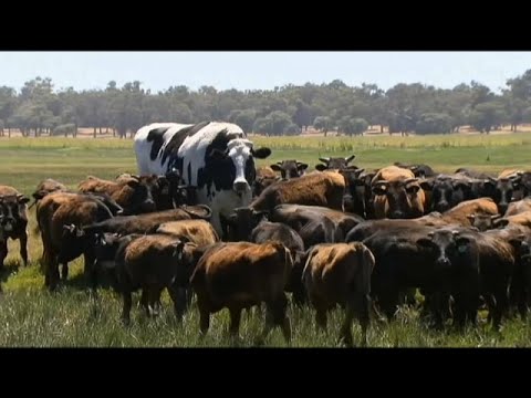 Avustralya&rsquo;da bin 400 kiloluk öküz cüssesi sayesinde kesilmekten kurtuldu