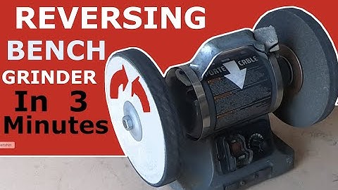 Reversing a bench grinder Plus Bonus video covering Why!