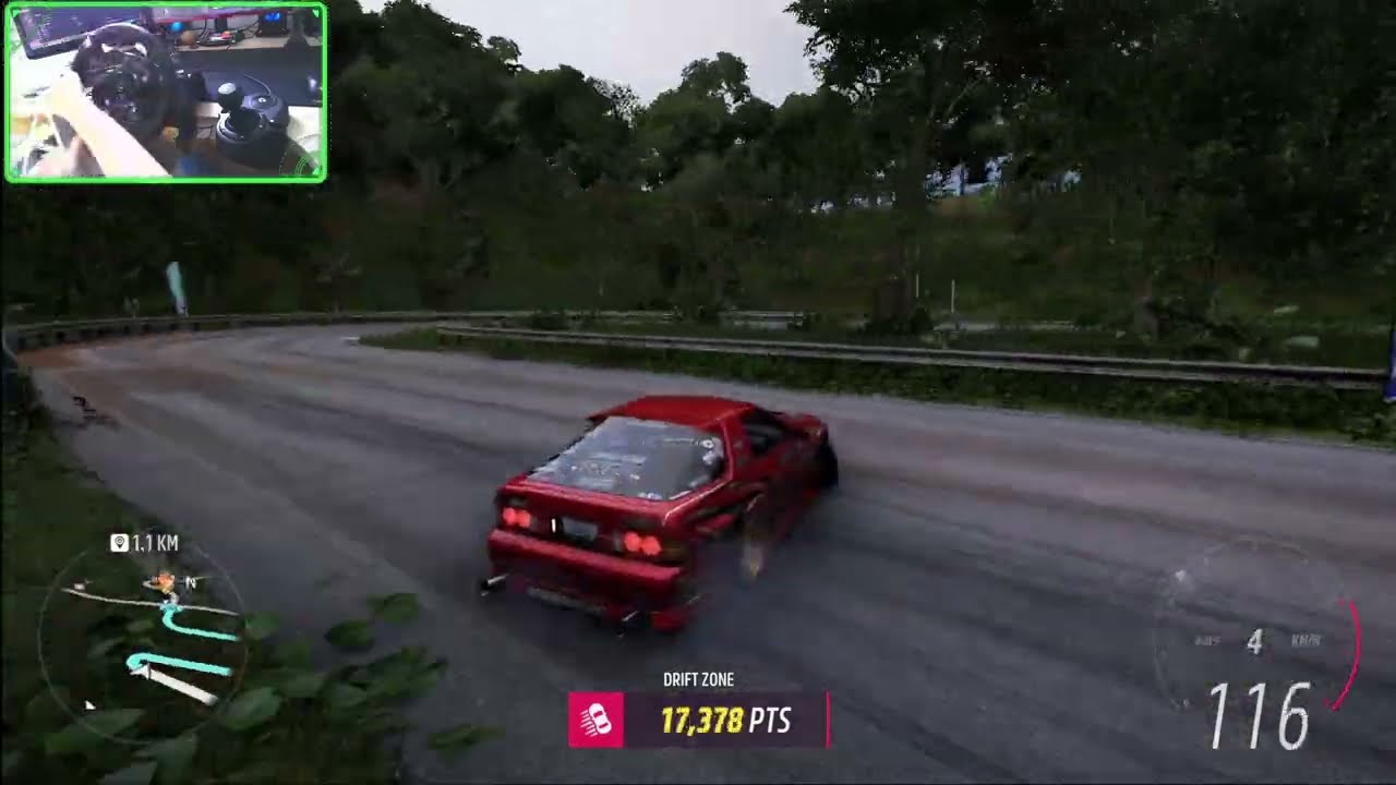 Forza Horizon 5 drift clip - Twerkstallion Mazda RX-7 reverse entry