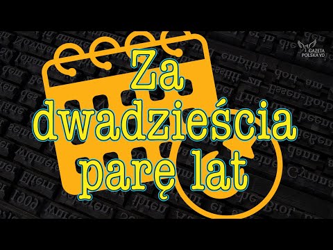 Za dwadzieścia parę lat | Ogniem i Wierszem – Wideofraszka Marcina Wolskiego