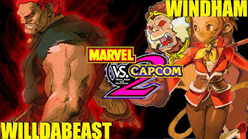 MvC2 Mvci Umvc3 WILLDABEAST vs WINDHAM (Fightcade) pt 1