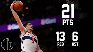 Deni Avdija Highlights | Wizards vs. Nets | 29th Dec 2023