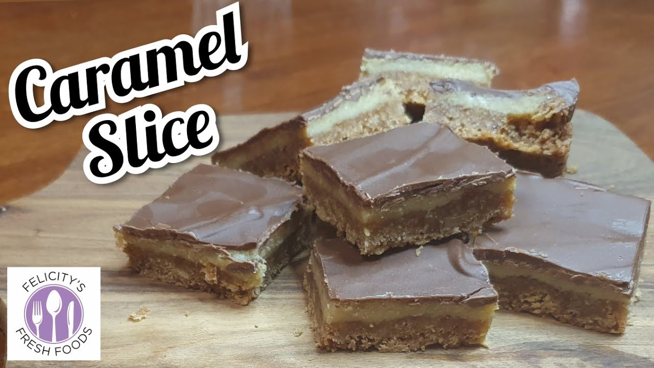 THE BEST CARAMEL SLICE RECIPE!! YUMMY & SIMPLE!! YouTube