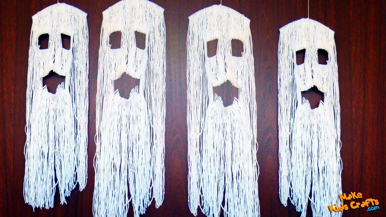 How to make Yarn Ghost? Craft Ideas DIY YouTube