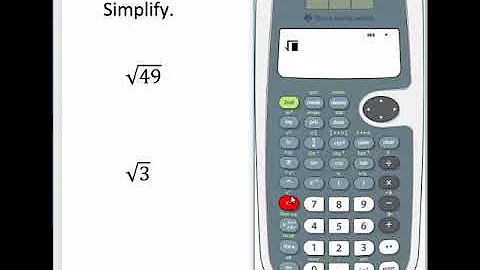 TI30XS Multiview Calculator - Square Roots