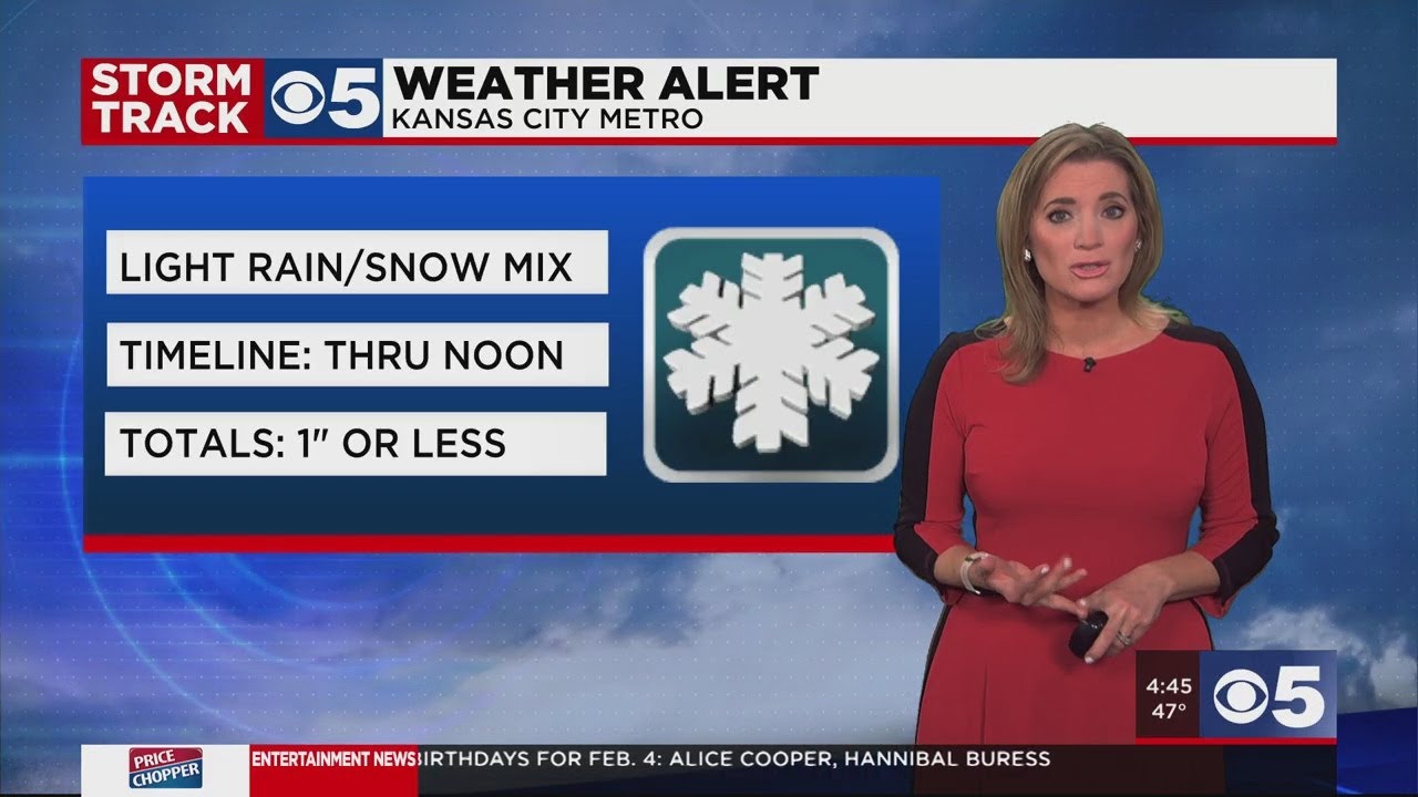 FORECAST: Tracking chance for light rain to snow showers this morning ...