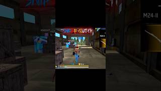 SNIPER CLUTCH IN BR RANKED WITH TEAMMATES #freefire