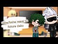 Bnha/MHA react to future deku[]deku as Gojo[] ||Bnhaxjujutsu kaisen||Crossover Au|| {Part 1/?}