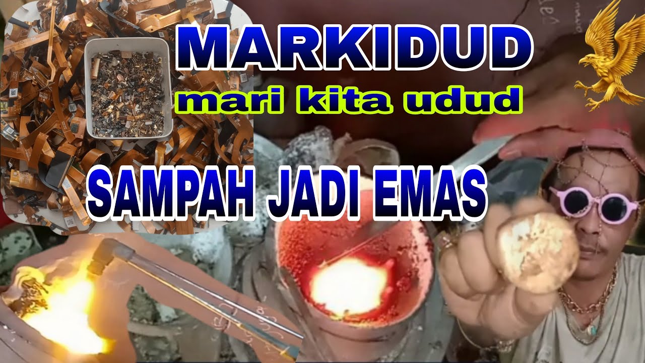 CARA MENGOLAH LIMBAH HP MENJADI EMAS dari mikron dan fleksibel