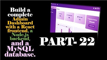 React Admin Dashboard with Node.js & MySQL – Step-by-Step Guide (Part 22)| AddSalesData API