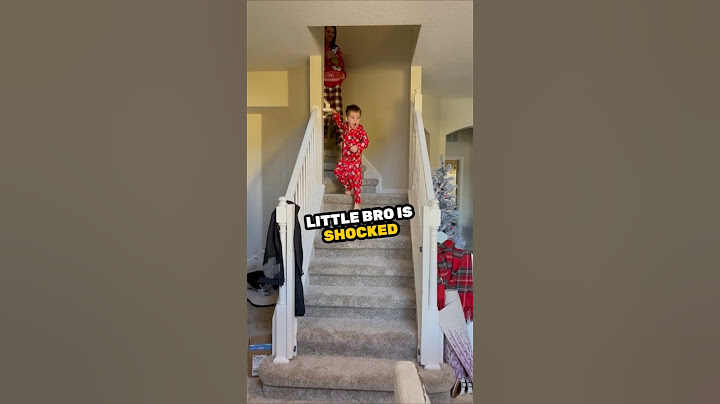 lil bro shocked his parents on Christmas morning 😱