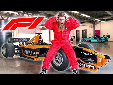 We nearly WRECKED an F1 CAR our first time driving! - We nearly WRECKED an F1 CAR our first time driving!
