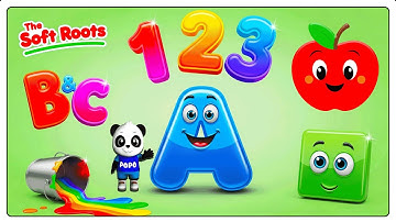 Preschool Learning activities for 3 year olds at home | Learn ABC Phonics Shapes Numbers Colors 🌈