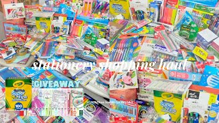 biggest stationery haul + stationery giveaway [ft. national bookstore]